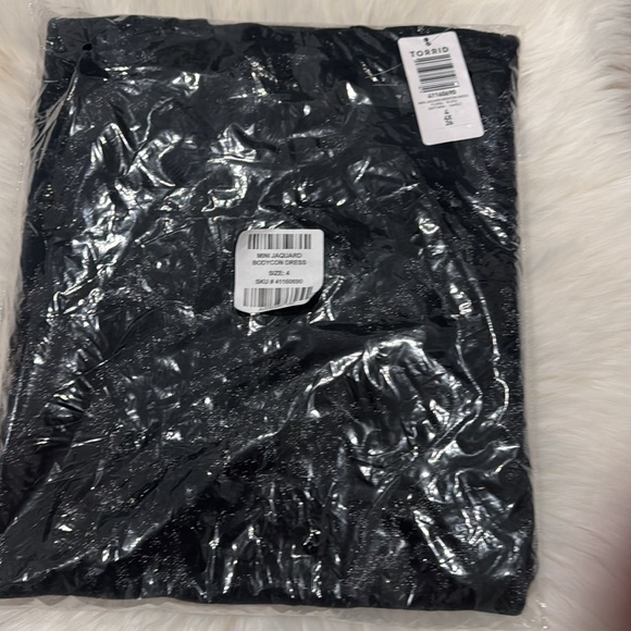 Torrid Mini Bodycon Dress jacquard Shimmer 4X - Picture 7 of 8